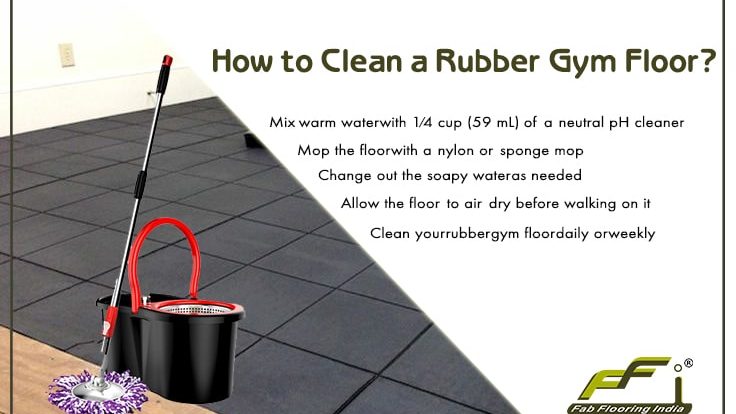 How to Clean Rubber Gym Floor