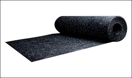 multi-color rubber roll mat